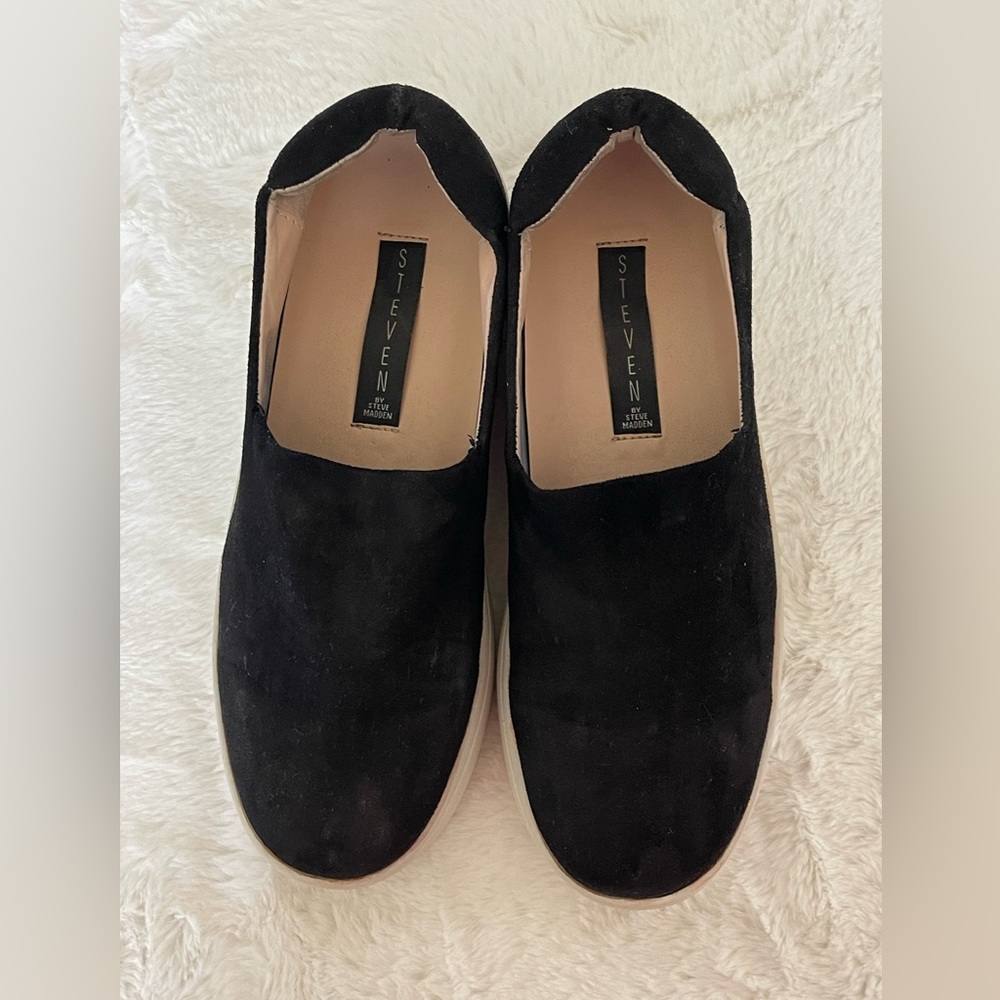 STEVEN by Steve Madden size 7.5 black - Picture 2 of 7